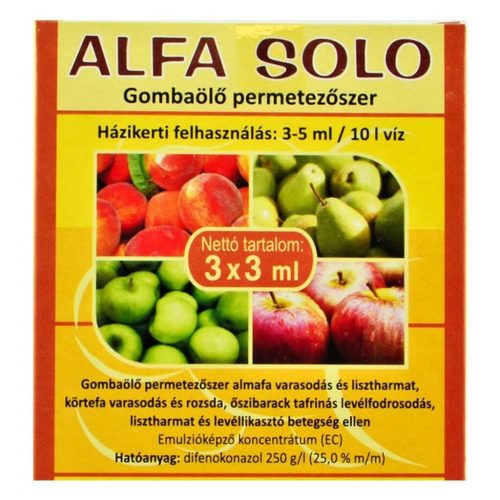 Alfa Solo 3x3 ml ampullás (csak személyes átvétellel rendelhető)