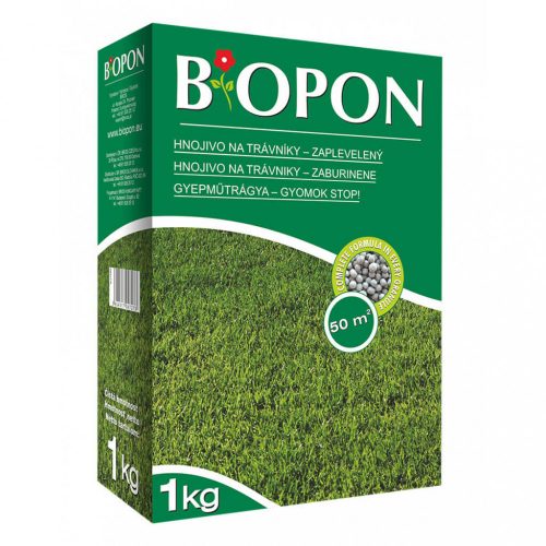 Biopon Gyepműtrágya (gyomok stop) 1 kg/50 m2