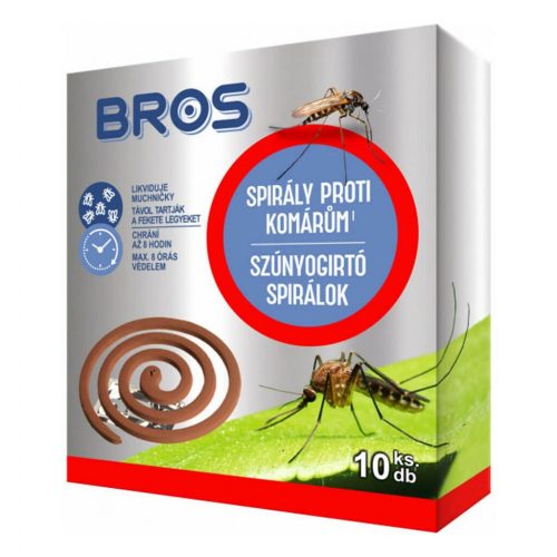 Bros Szúnyogirtó spirál 10 db-os