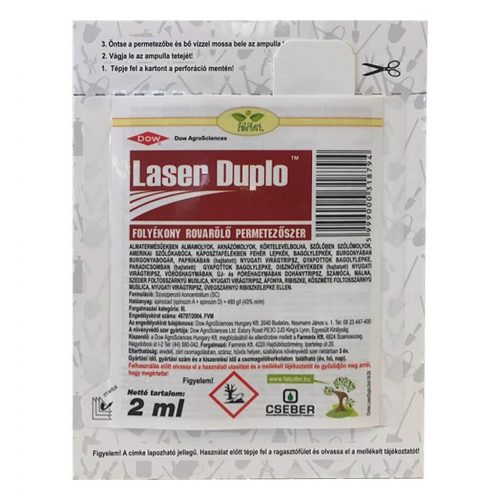 Laser Duplo rovarölő permetszer 2 ml ampullás (csak személyes átvétellel rendelhető)