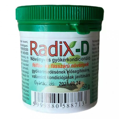 Radix-D gyökereztető por félfás- fásszárúakhoz 50 gr.