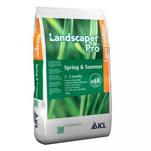 Landscaper Pro Spring & Summer tavaszi-nyári gyepfenntartó 20-0-07+6CaO+3MgO 2-3 hónapos 15 kg