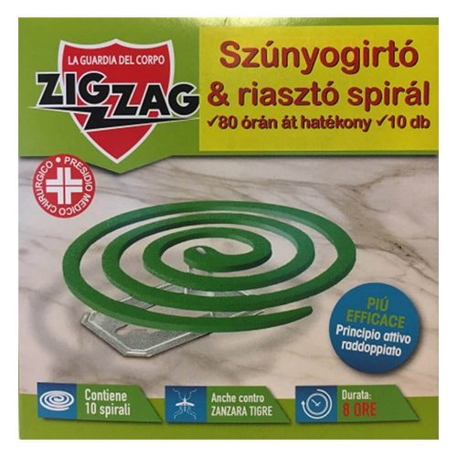 Zig Zag Szúnyogirtó és riasztó spirál 10 db-os